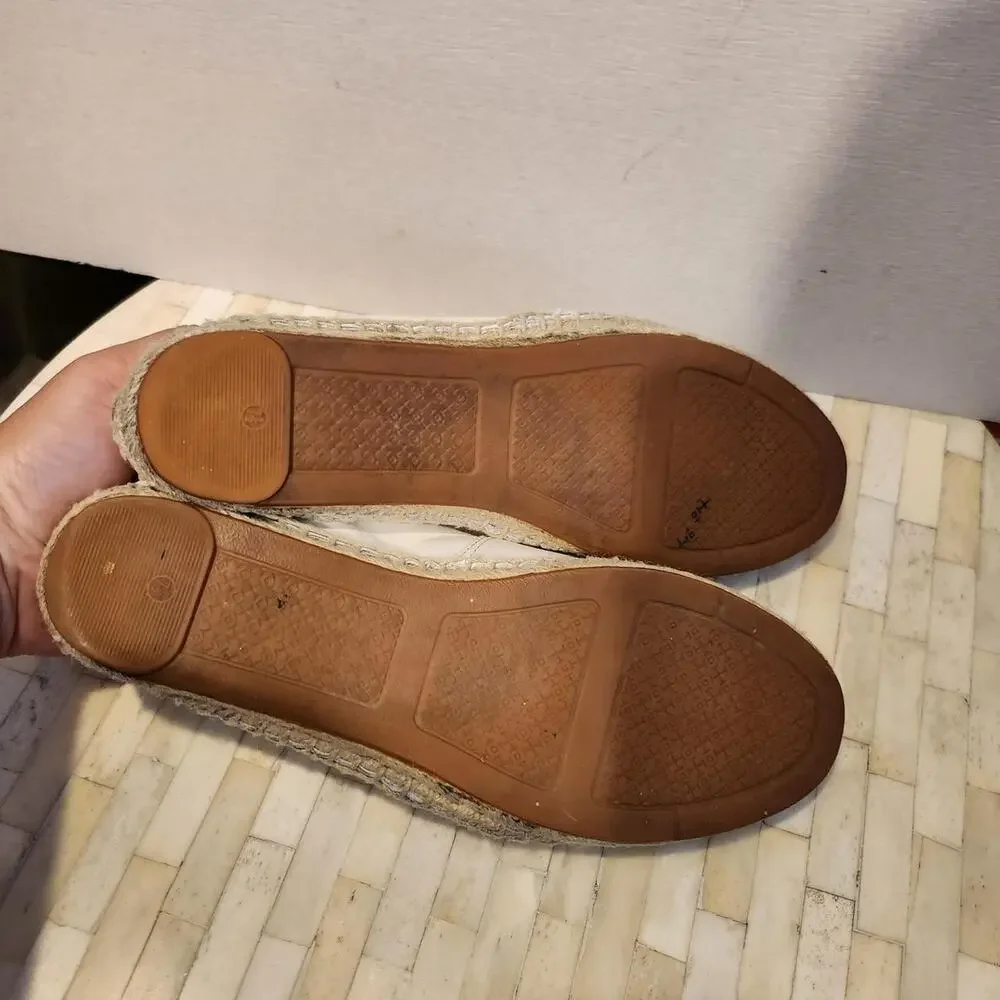 Tory Burch Leather Colorblock Espadrille Flats